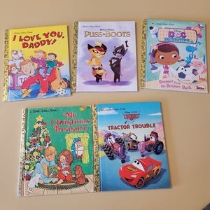 Lot of 5 Little Golden Books